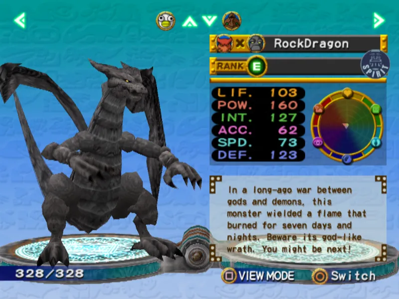 RockDragon Monster Rancher 4 Dragon