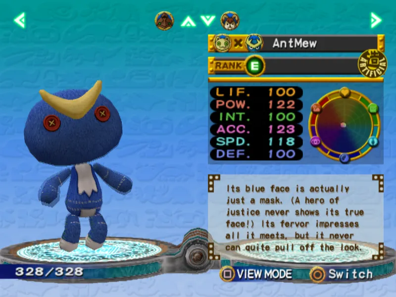 AntMew Monster Rancher 4 Mew