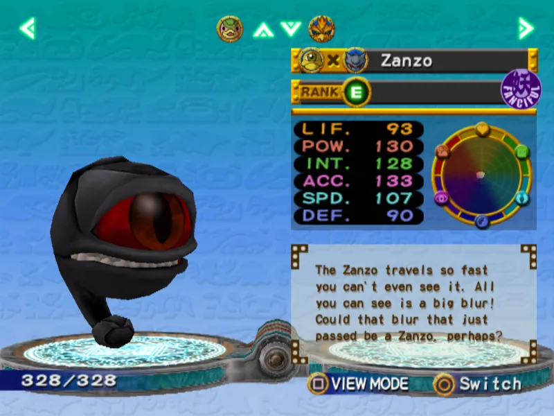 Zanzo Monster Rancher 4 Suezo