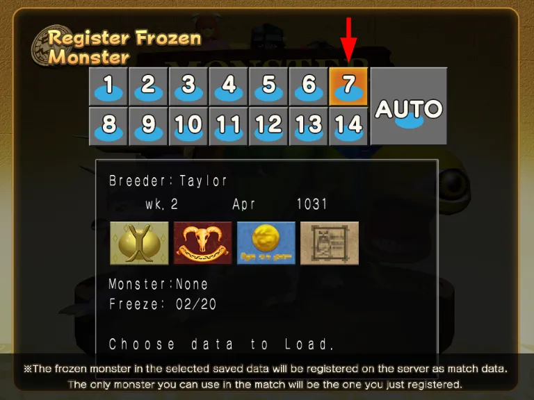 Steps to upload monsters in DX