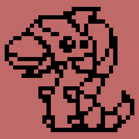 Worm animated colored pocketstation