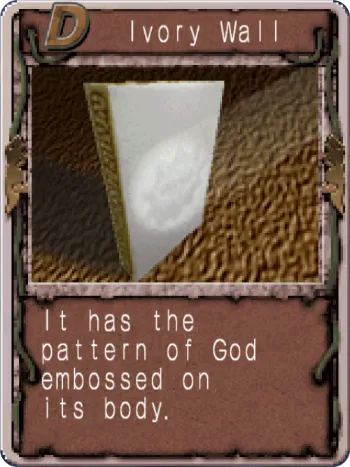 Ivory Wall Monster Rancher 2 card images Monol/Gali