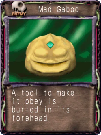 Mad Gaboo Monster Rancher 2 card images Gaboo (Rare)