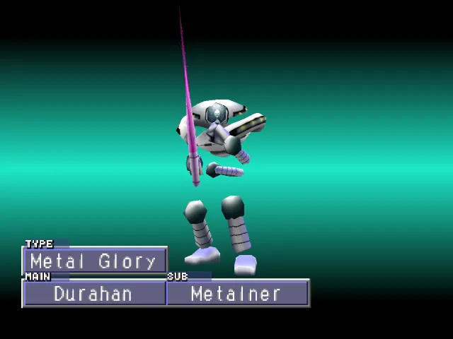 Durahan/Metalner (Metal Glory) Monster Rancher 2 Durahan