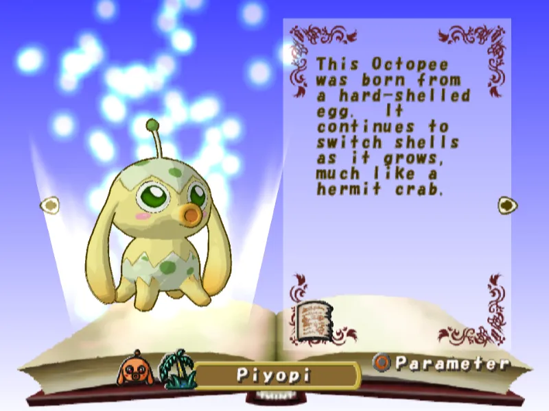 Piyopi Kalaragi Monster Rancher 3 Octopee