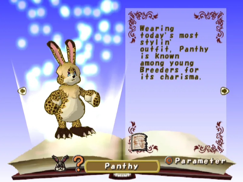 Panthy Rare Monster Rancher 3 Hare