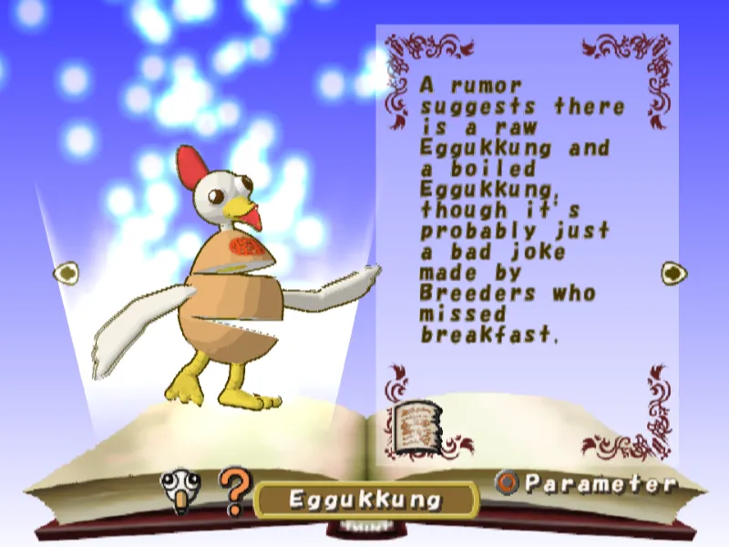 Eggukkung Rare Monster Rancher 3 Dakkung