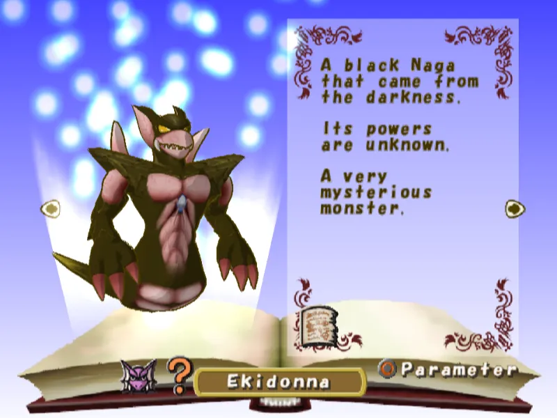Ekidonna Rare Monster Rancher 3 Naga
