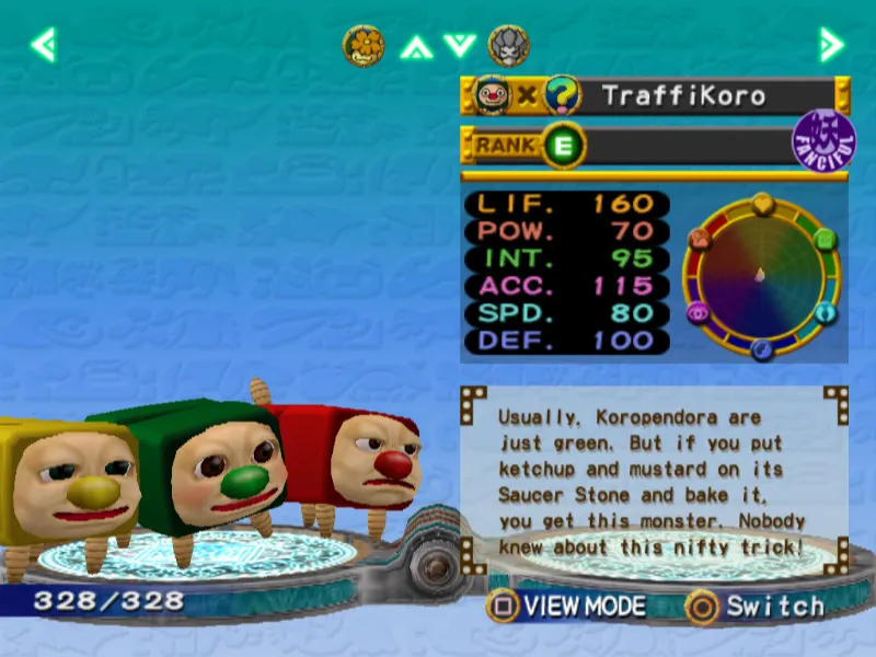 TraffiKoro Monster Rancher 4 Koropendora - Colorpandora