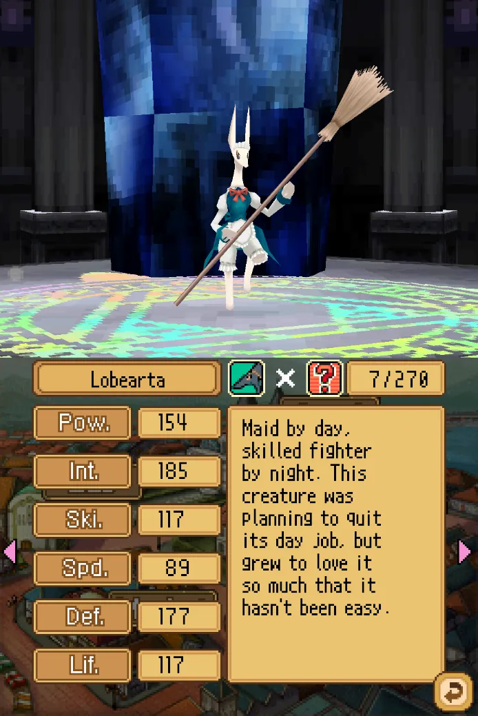 Lobearta Monster Rancher DS Abyss