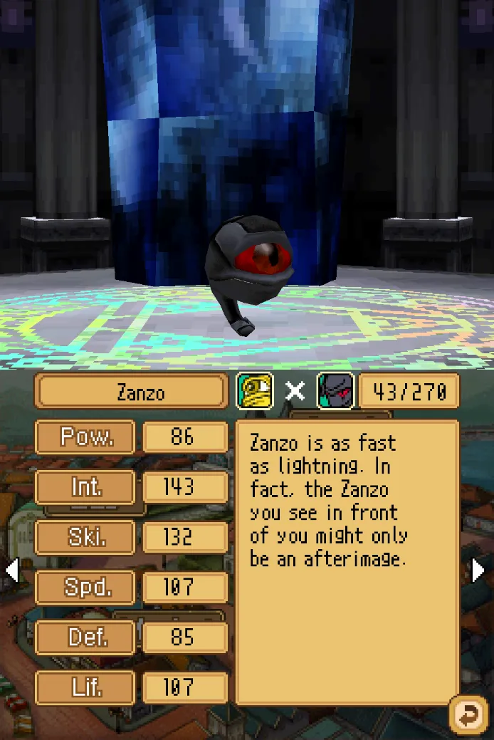 Zanzo Monster Rancher DS Suezo