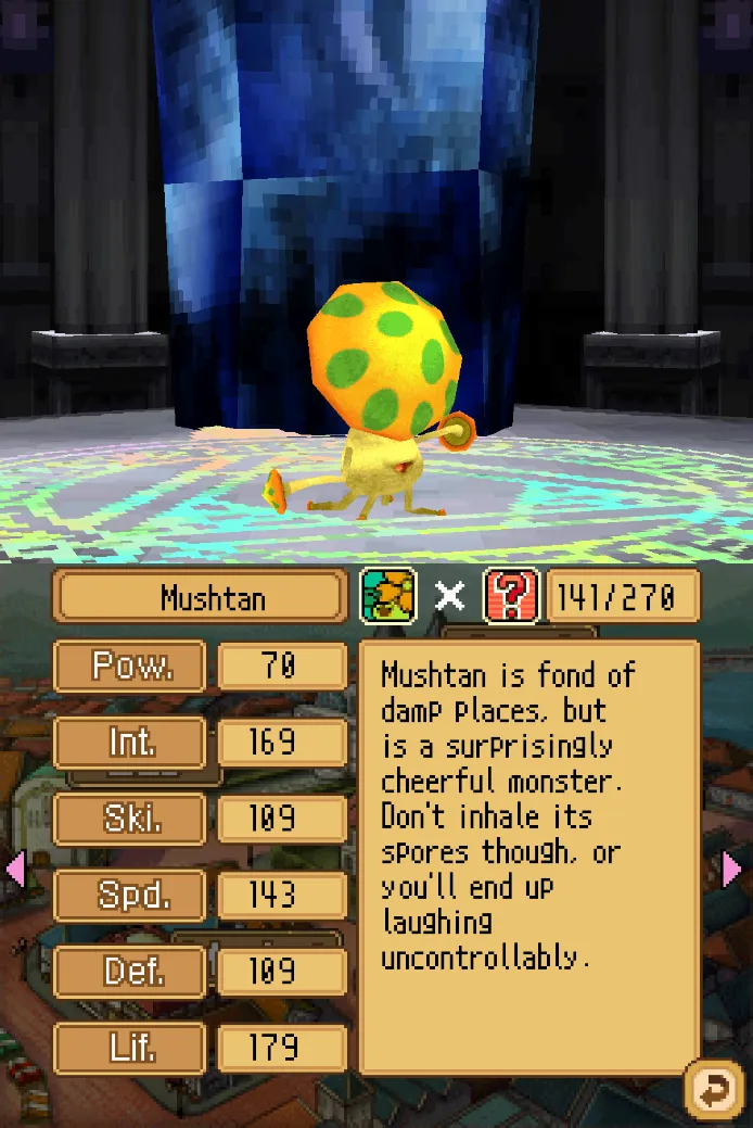 Mushtan Monster Rancher DS Plant
