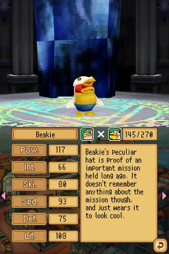Beakie Monster Rancher DS Mocchi