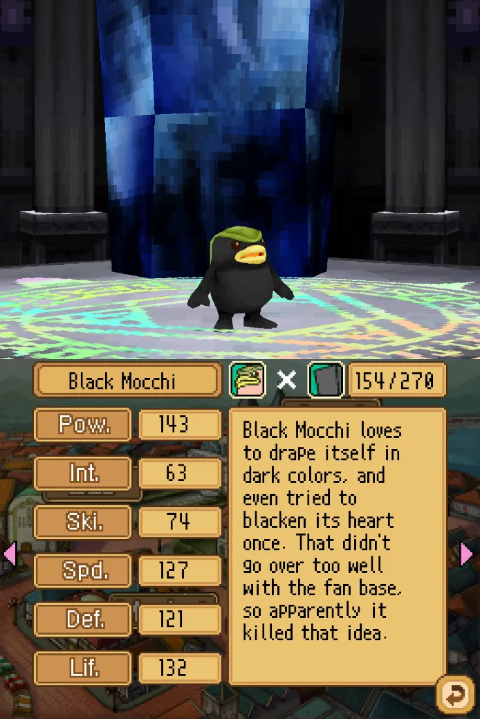 Black Mocchi Monster Rancher DS Mocchi