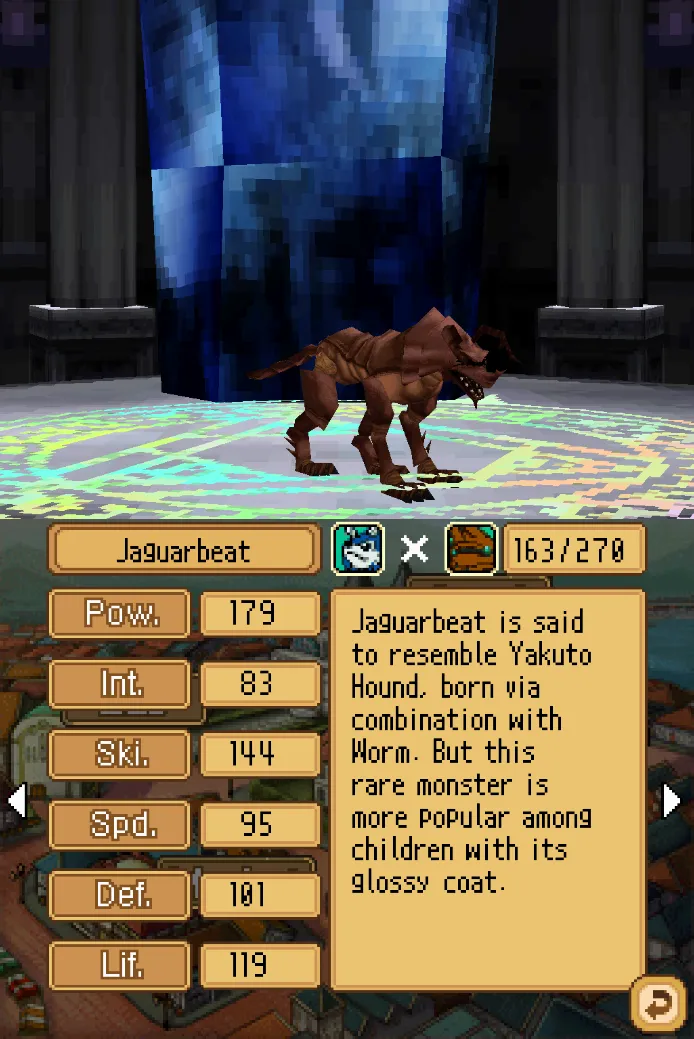 Jaguarbeat Monster Rancher DS Tiger