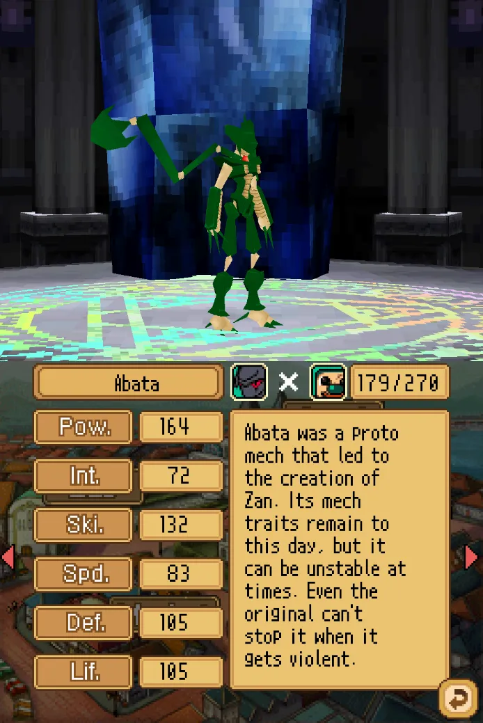 Abata Monster Rancher DS Zan