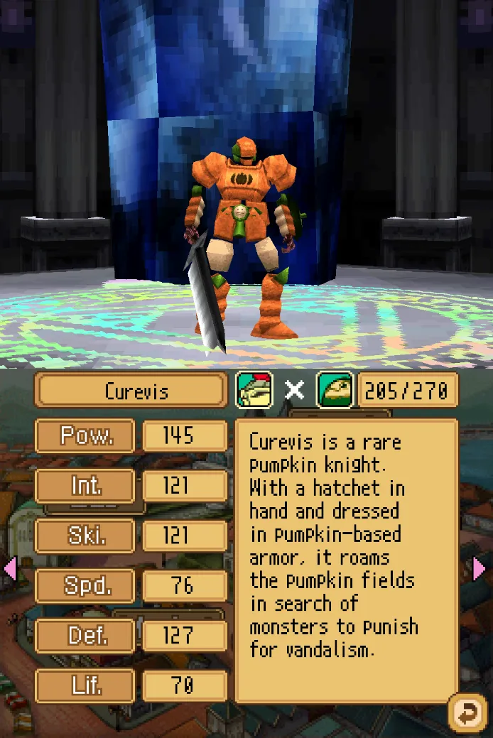 Curevis Monster Rancher DS Durahan