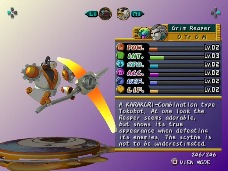 Grimreaper Monster Rancher Evo MR5 Joker